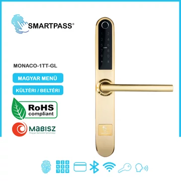 Monaco Gold Okos Kilincs
