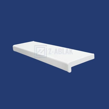 PVC könyöklő 200 mm mélységben - Kamrás PVC - fehér színben