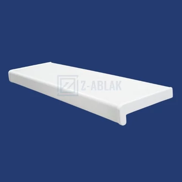 PVC könyöklő 400 mm mélységben - Kamrás PVC - fehér színben