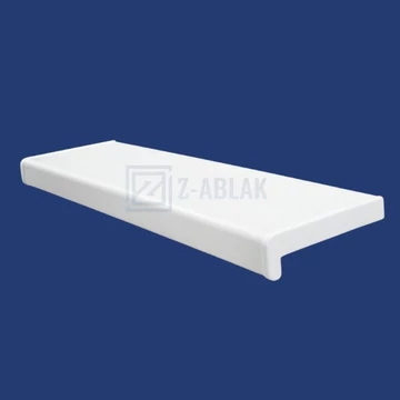 PVC könyöklő 500 mm mélységben - Kamrás PVC - fehér színben