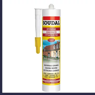 Szilikon soudal fehér neutrális